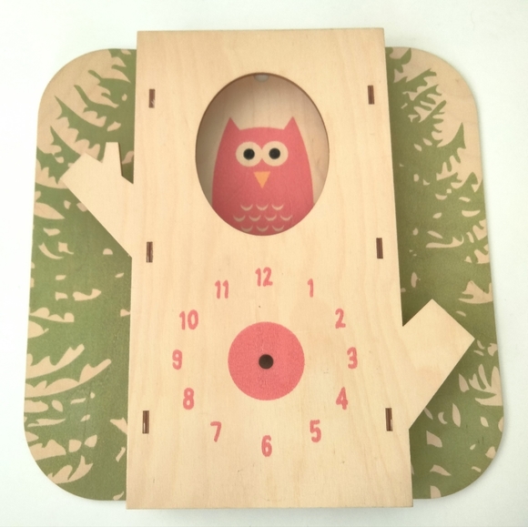 DIY wood owl tree clock - Picture 2 of 10